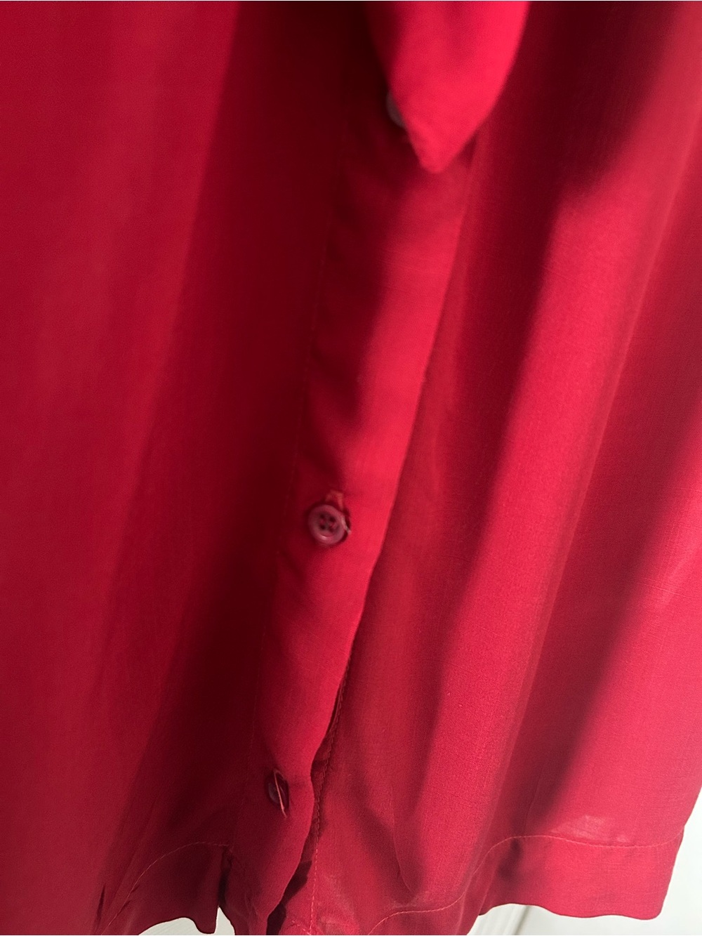 cloth & stone Red Sleeveless Tie-Neck Top - Picture 5 of 7